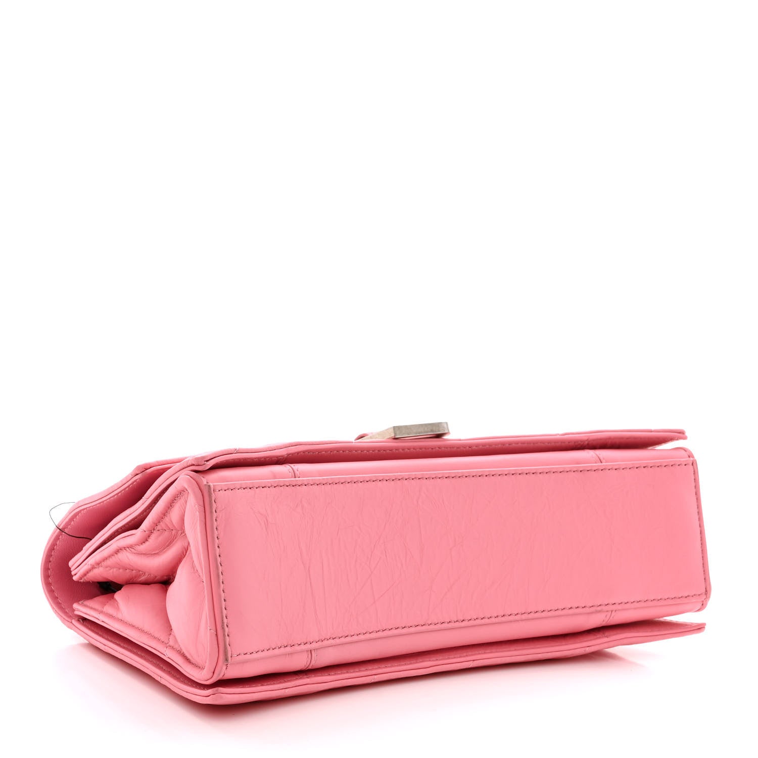 Balenciaga Crushed Calfskin Quilted Small Crush Chain Bag Sweet Pink 4 of 10