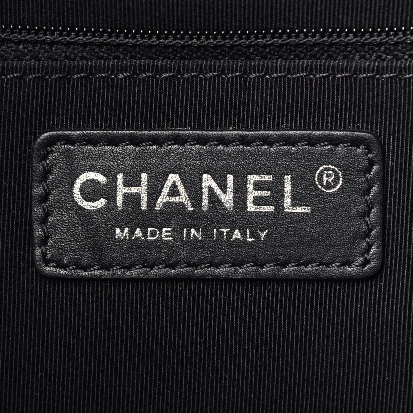 Calfskin Quilted Small Easy Shopping Tote Black
