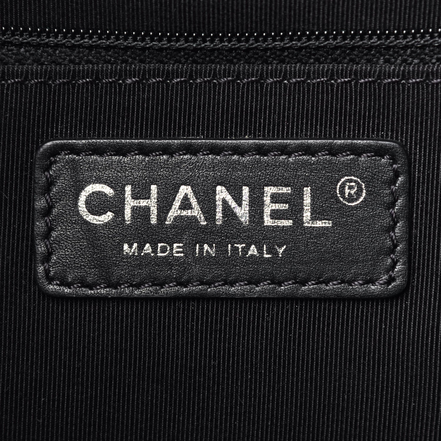 Chanel Calfskin Quilted Small Easy Shopping Tote Black 7 of 10