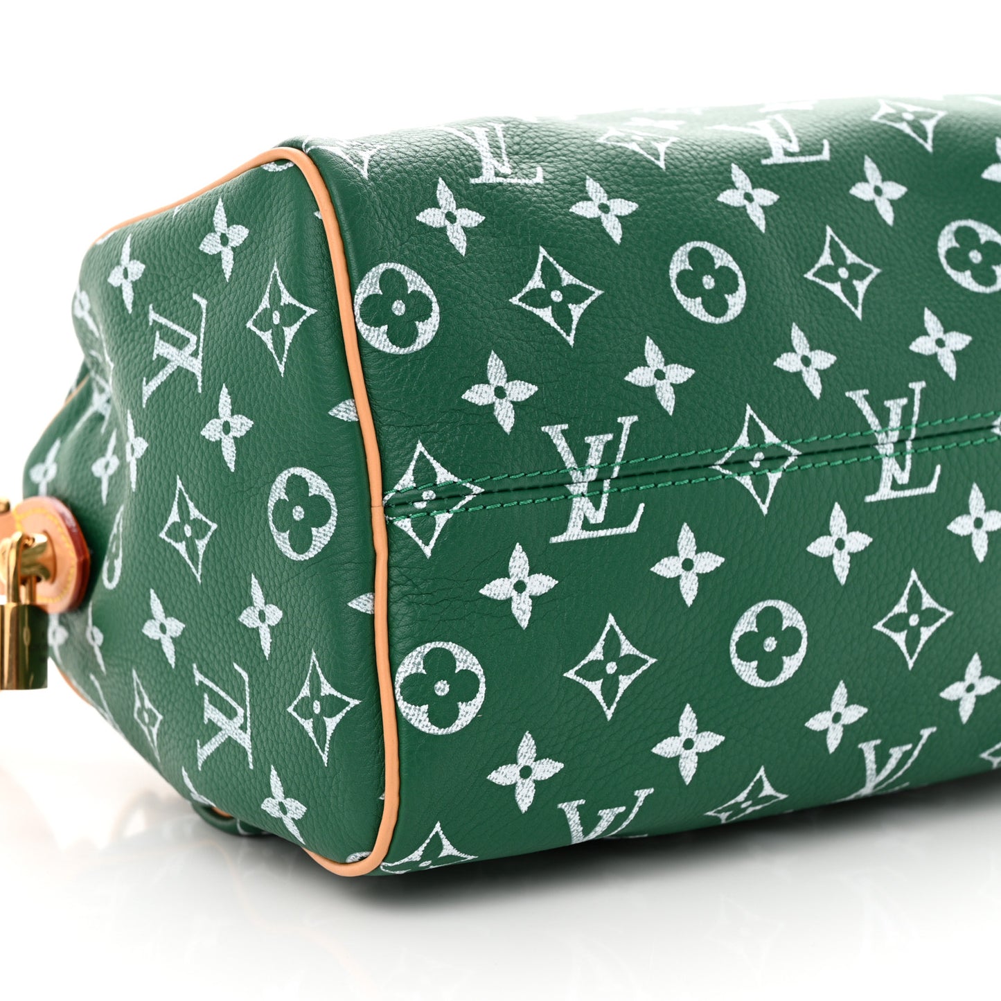 Calfskin Monogram Speedy P9 Bandouliere 25 Green