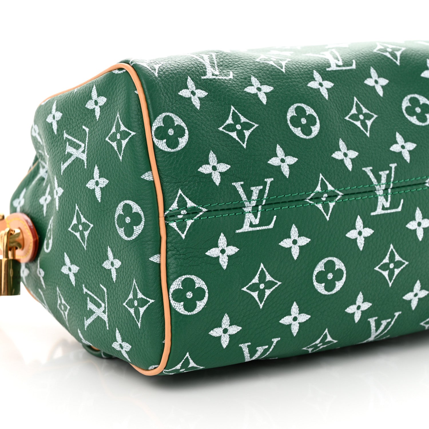 Louis Vuitton Calfskin Monogram Speedy P9 Bandouliere 25 Green 10 of 11