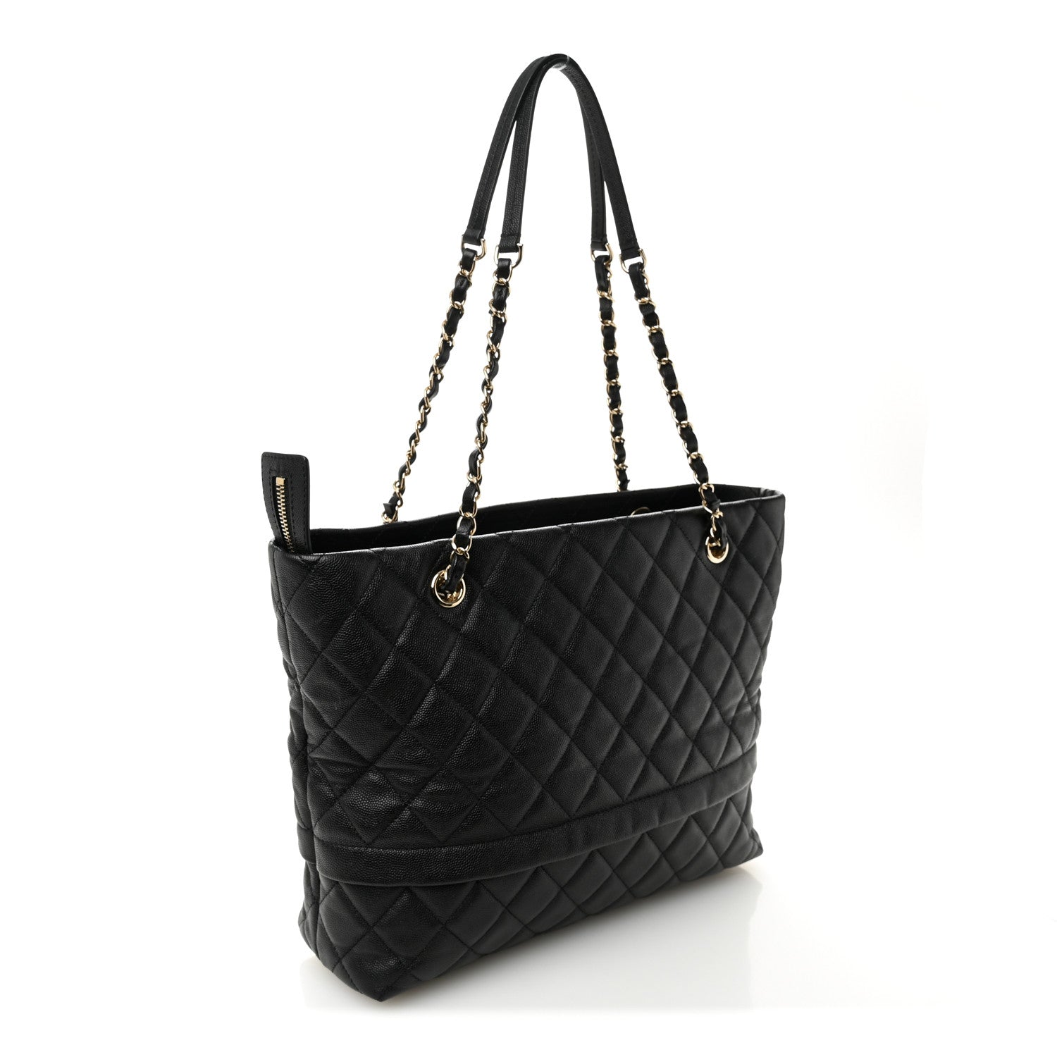 Chanel Caviar Quilted Rolled Up Tote Black 3 of 11