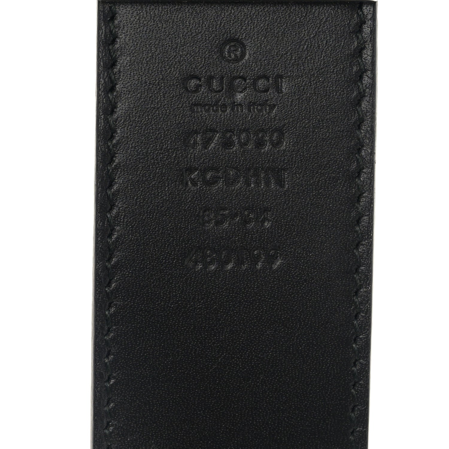 Gucci GG Supreme Monogram Selleria Calfskin Interlocking G Reversible 37mm Belt 85 34 Beige Ebony Black 3 of 4