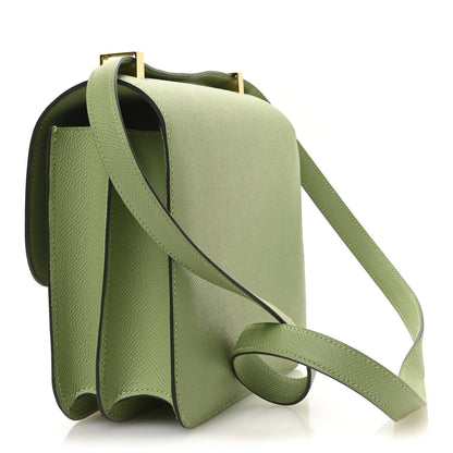 Hermes Epsom Constance 24 Vert Criquet 3 of 11