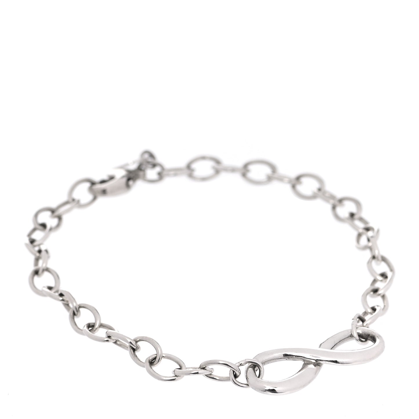 Sterling Silver Infinity Chain Bracelet