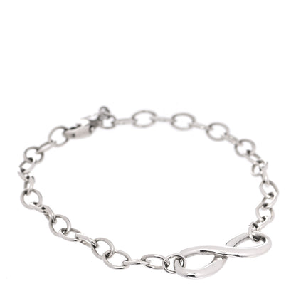 Tiffany Sterling Silver Infinity Chain Bracelet 1 of 5