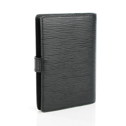 Louis Vuitton Epi Small Ring Agenda Cover Black 3 of 7