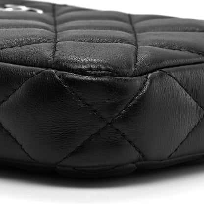 Chanel Lambskin Quilted Small Clutch With Chain Black 6 of 10