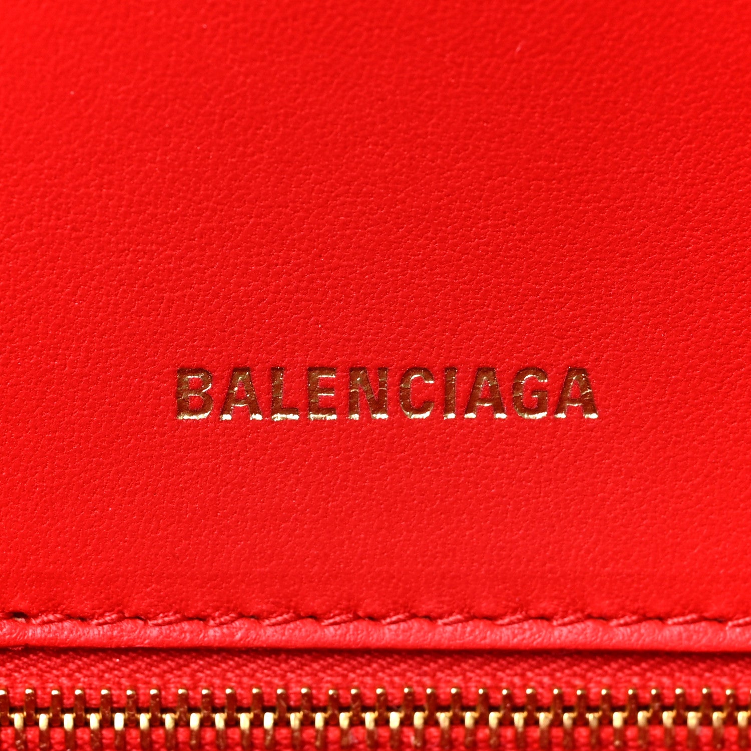 Balenciaga Shiny Box Calfskin Small Hourglass Top Handle Bag Bright Red 6 of 8