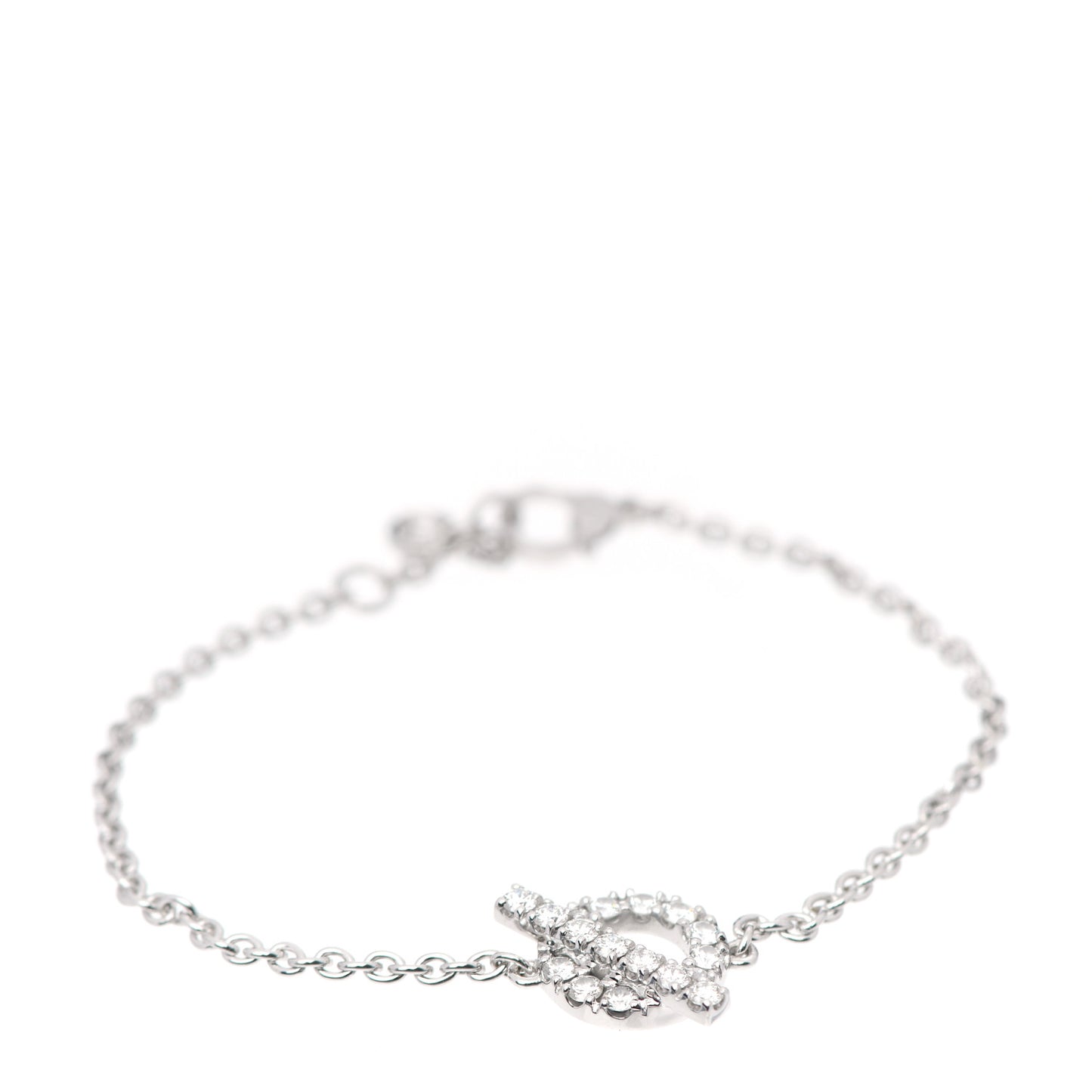 18K White Gold Diamond Finesse Bracelet SH
