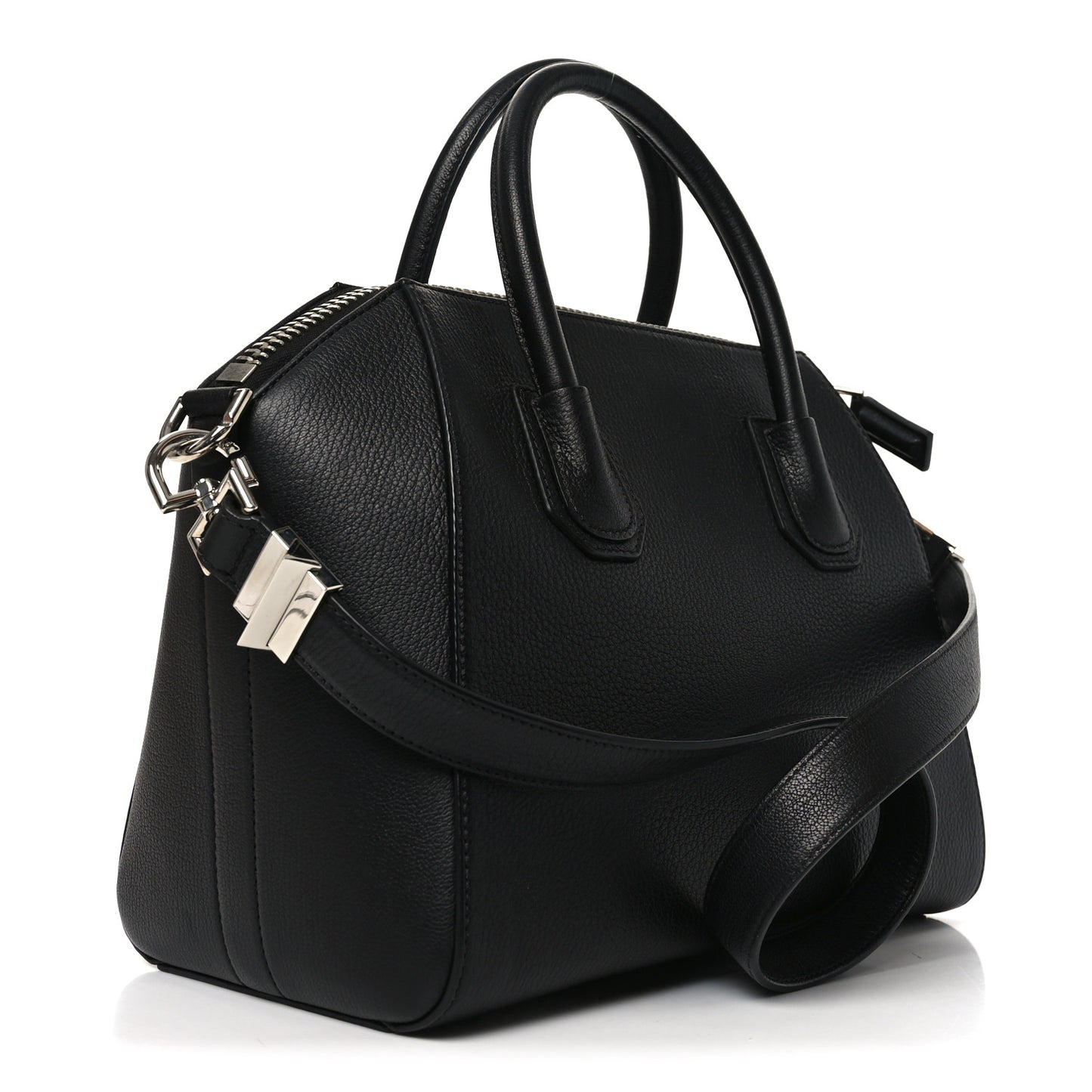 Sugar Goatskin Small Antigona Black