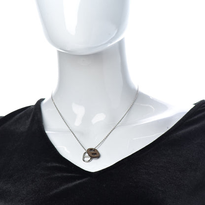 Hermes Swift O'Maillon Pendant Necklace Etoupe 2 of 5