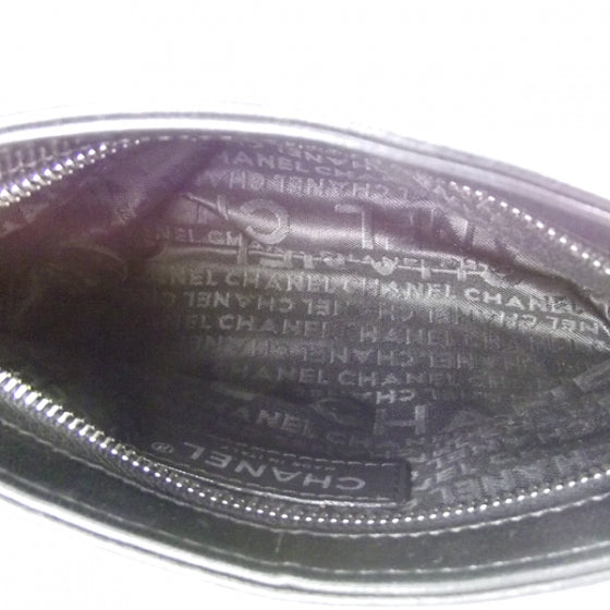 Chanel Leather Sac Pochette Black 5 of 9
