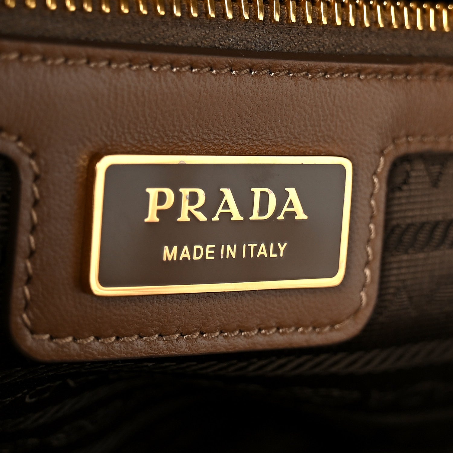 Prada Re-Nylon Saffiano Medium Re-Edition 1978 Two Handle Bag Sughero 5 of 10