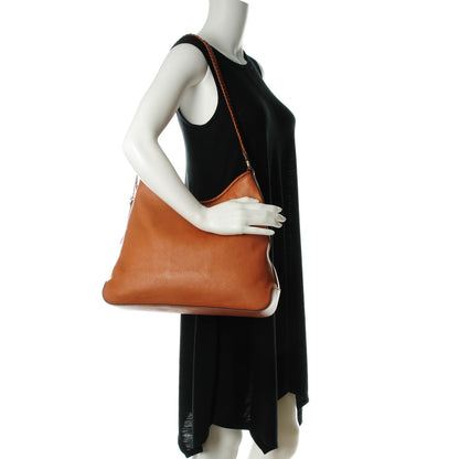 Gucci Pebbled Calfskin Medium Marrakech Hobo Brown 2 of 7