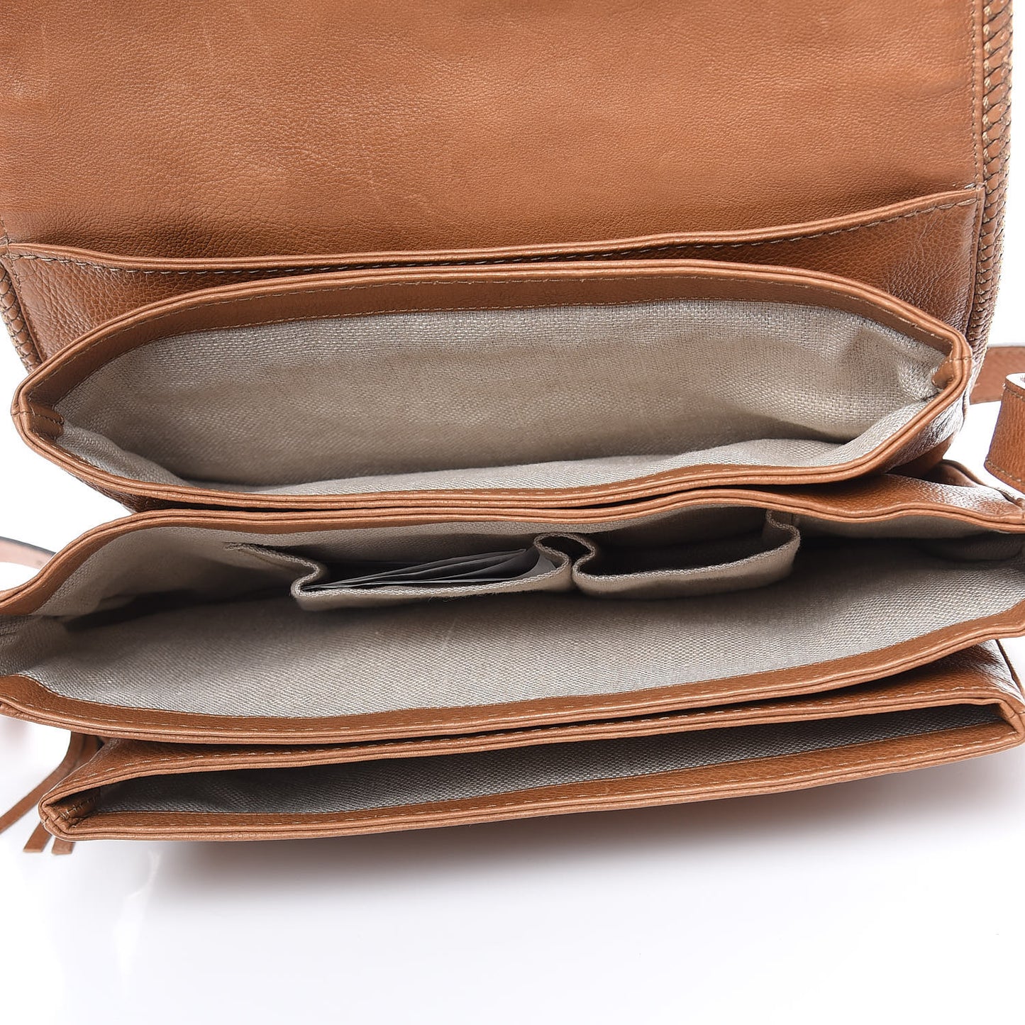 Monogram Medium Marrakech Flap Messenger Bag Beige Brown