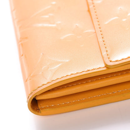 Louis Vuitton Vernis Sarah Wallet Jaune Passion 8 of 14