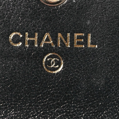 Chanel Lambskin Quilted Chanel 19 Flap Card Holder Black 6 of 9