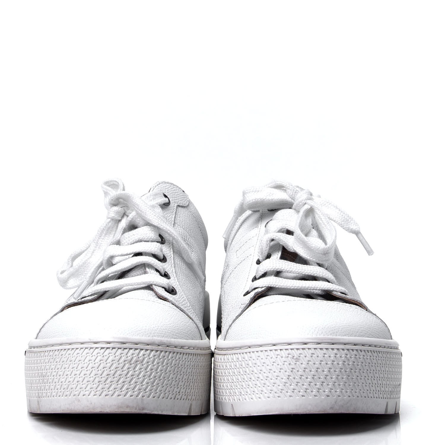 Hermes Epsom Womens Voltage Sneakers 38.5 White 2 of 10