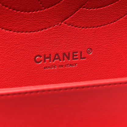 Chanel Patent Quilted Jumbo Double Flap Pink 6 of 10