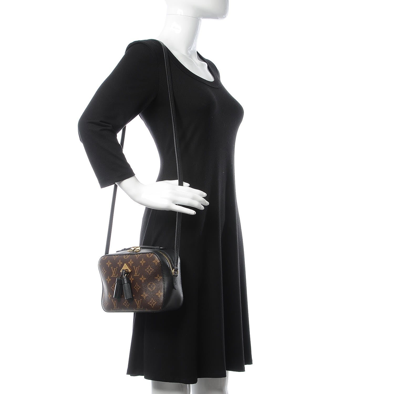 Louis Vuitton Monogram Saintonge Black 2 of 8