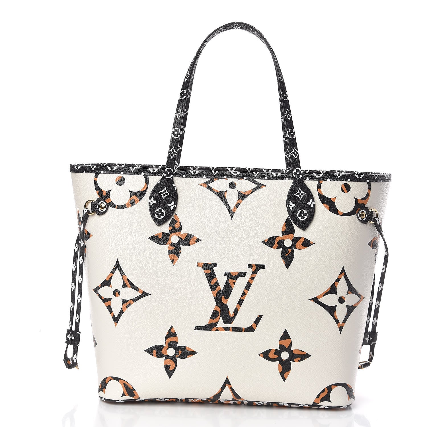 Louis Vuitton Monogram Giant Jungle Neverfull MM Ivory 4 of 12