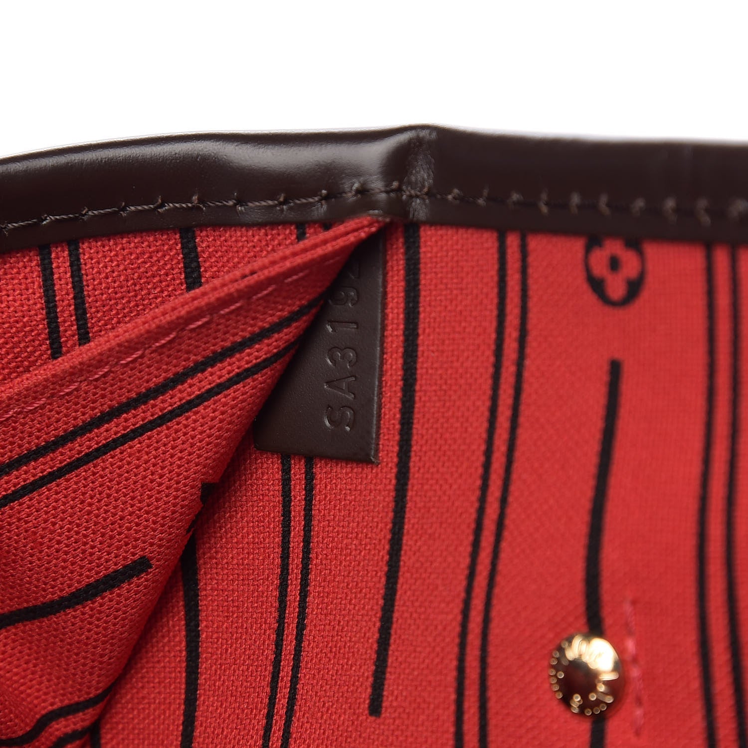 Louis Vuitton Damier Ebene Neverfull MM 6 of 9
