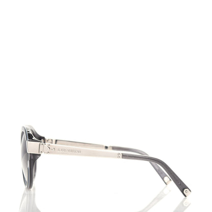 Louis Vuitton Acetate Petit Soupcon Cat Eye Sunglasses Z0489W Black 3 of 8