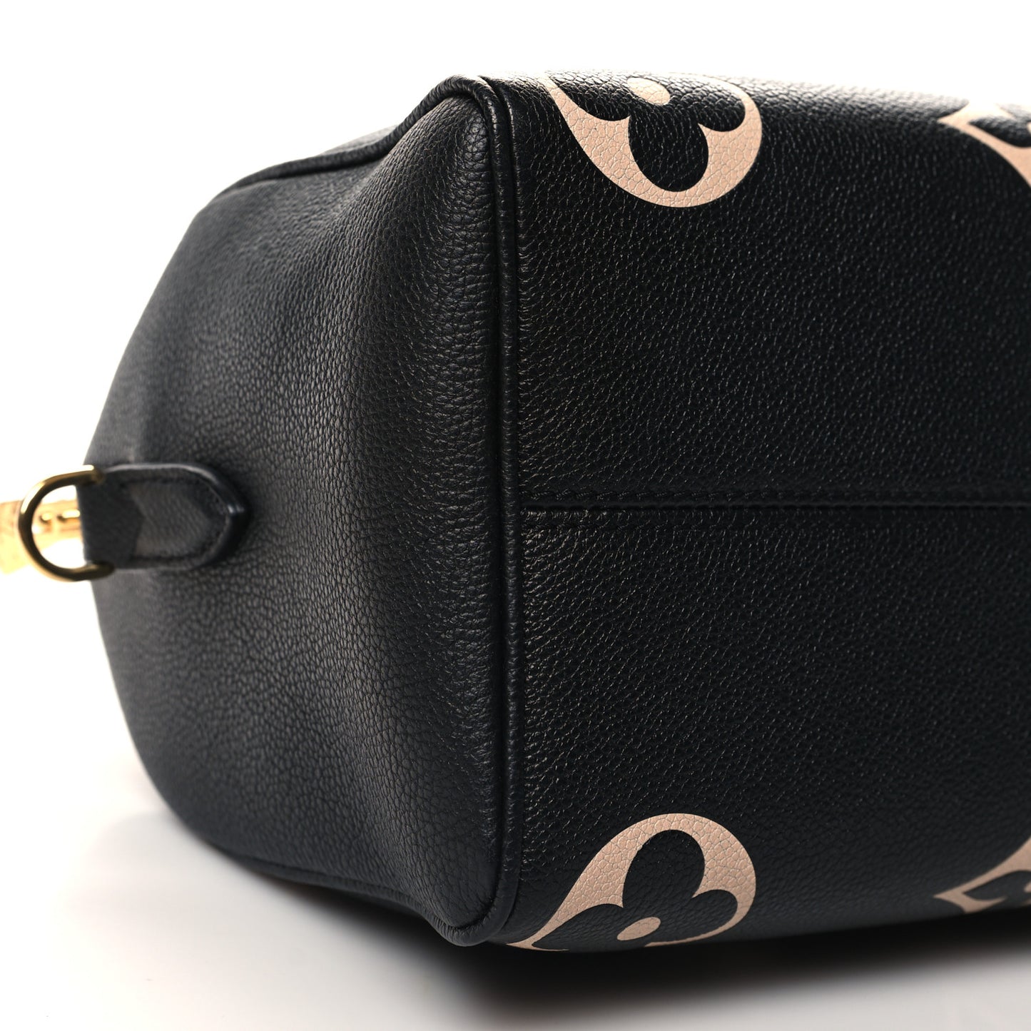 Empreinte Monogram Giant Speedy Bandouliere 25 Black Beige