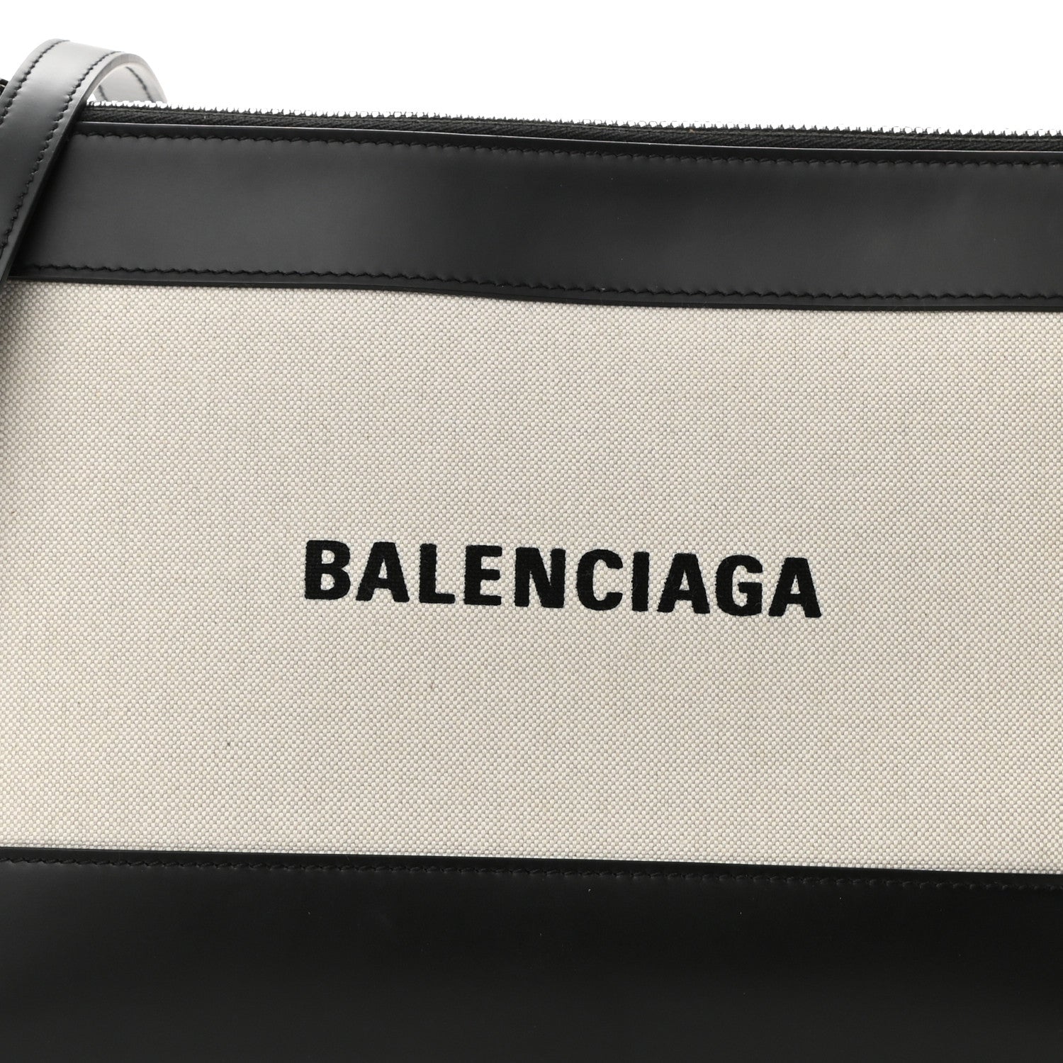 Balenciaga Cotton Canvas Pochette Crossbody Bag Black 8 of 10