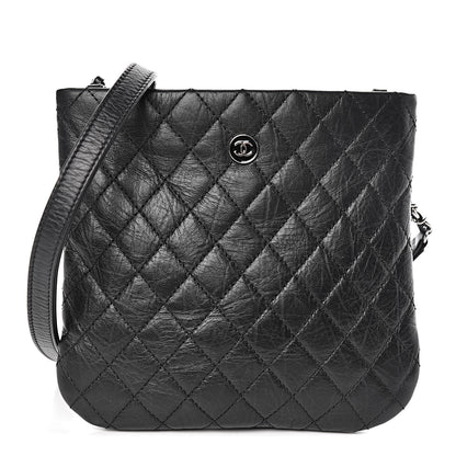 Chanel Calfskin Quilted Crossbody Bag Black 1 of 11