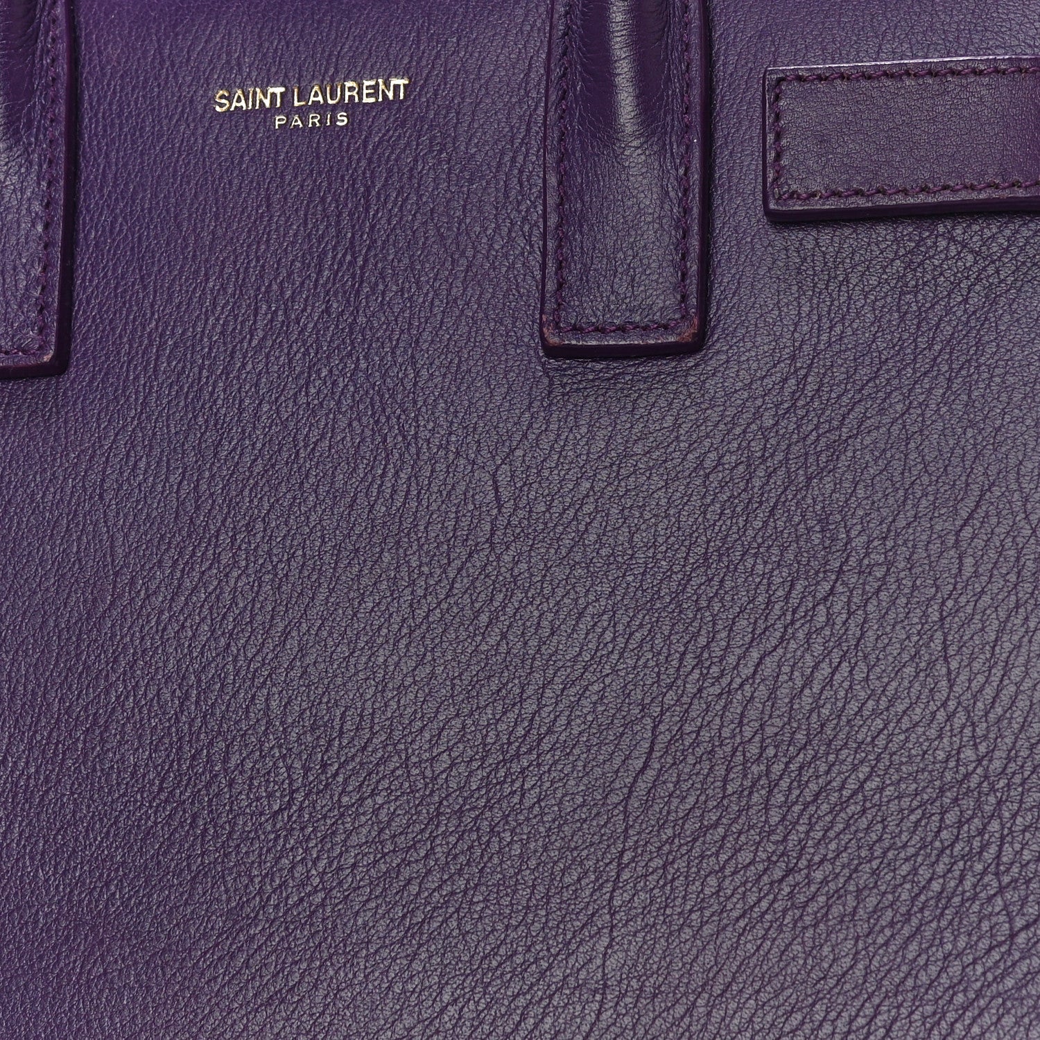 Saint Laurent Calfskin Nano Sac De Jour Purple 12 of 12