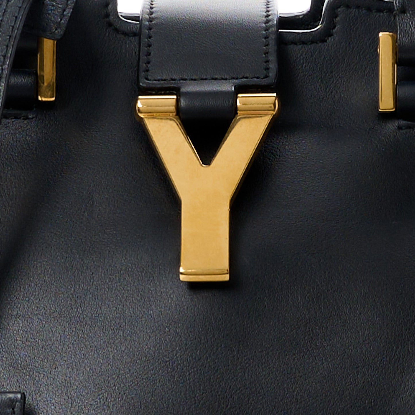 Saint Laurent Calfskin Small Classic Y Cabas Black 10 of 13