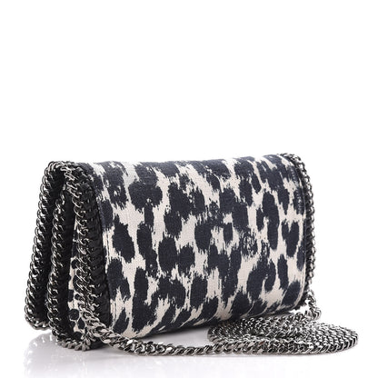 Stella McCartney Linen Leopard Falabella Crossbody 3 of 11