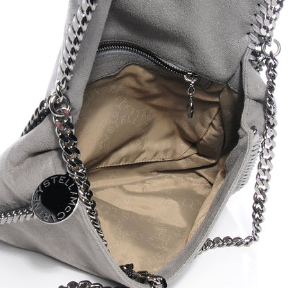 Stella McCartney Faux Leather Shaggy Deer Falabella Shoulder Bag Grey 5 of 6