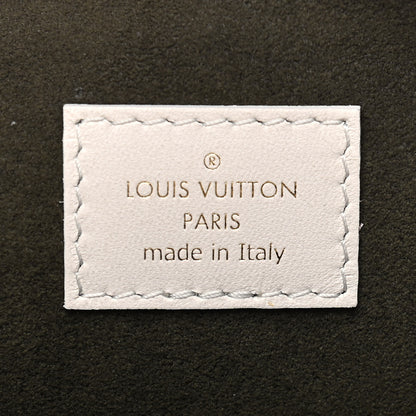 Louis Vuitton Lambskin Embossed Monogram Coussin PM Beige Cream 5 of 6