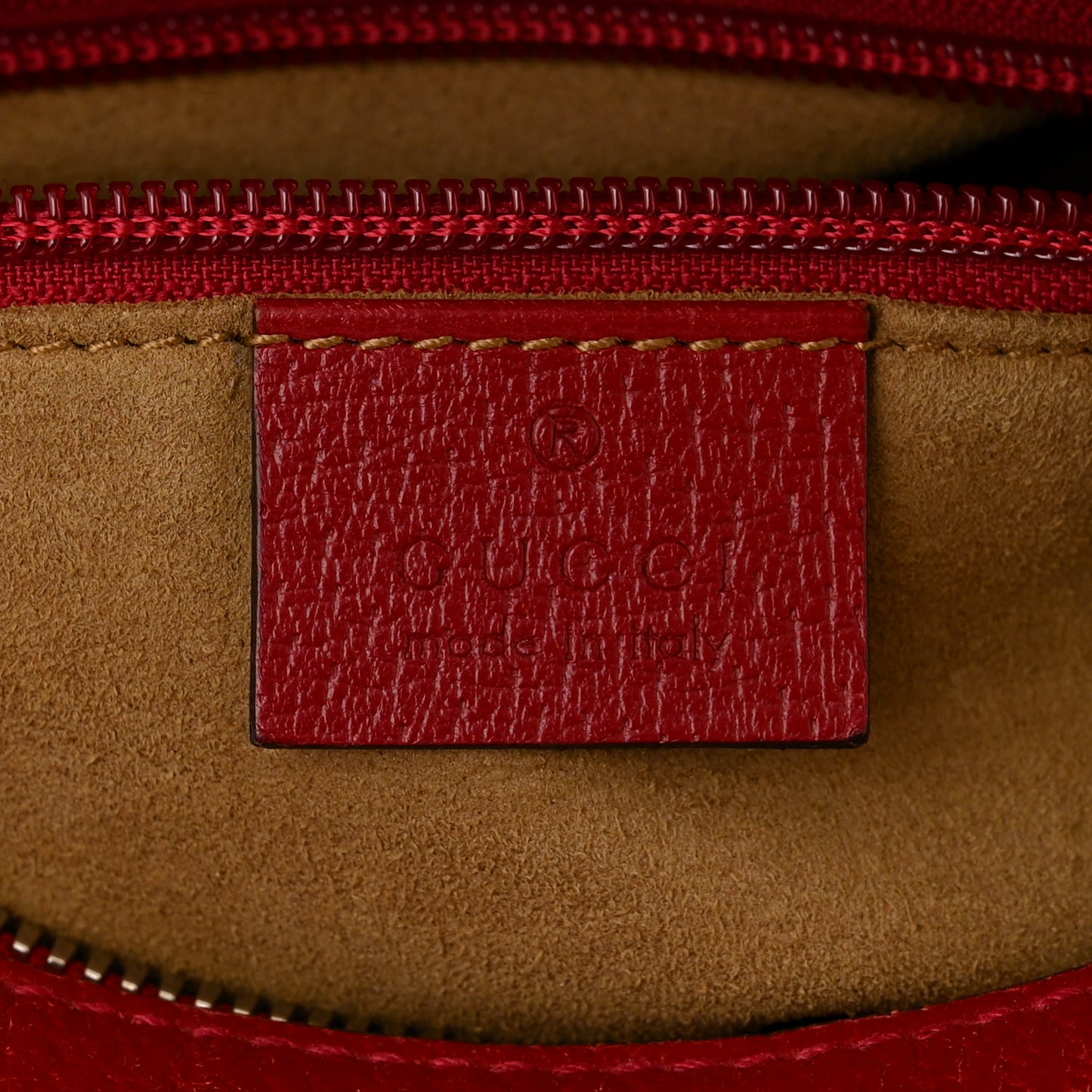 GG Supreme Monogram Tian Web Camera Bag Beige Multicolor Red