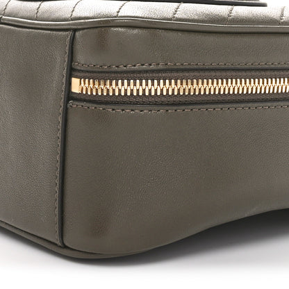 Gucci Sakai Be Green Calfskin Diagonal Stitched Blondie Top Handle Bag Craclet Brown 10 of 10