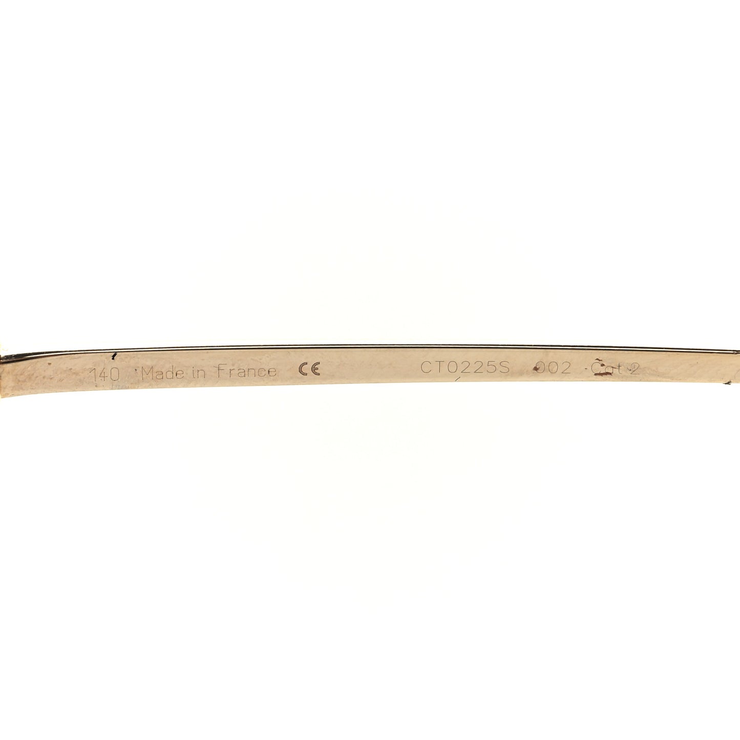 Metal Trinity Sunglasses CT0225S Brown Gold Silver