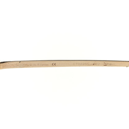 Cartier Metal Trinity Sunglasses CT0225S Brown Gold Silver 6 of 9
