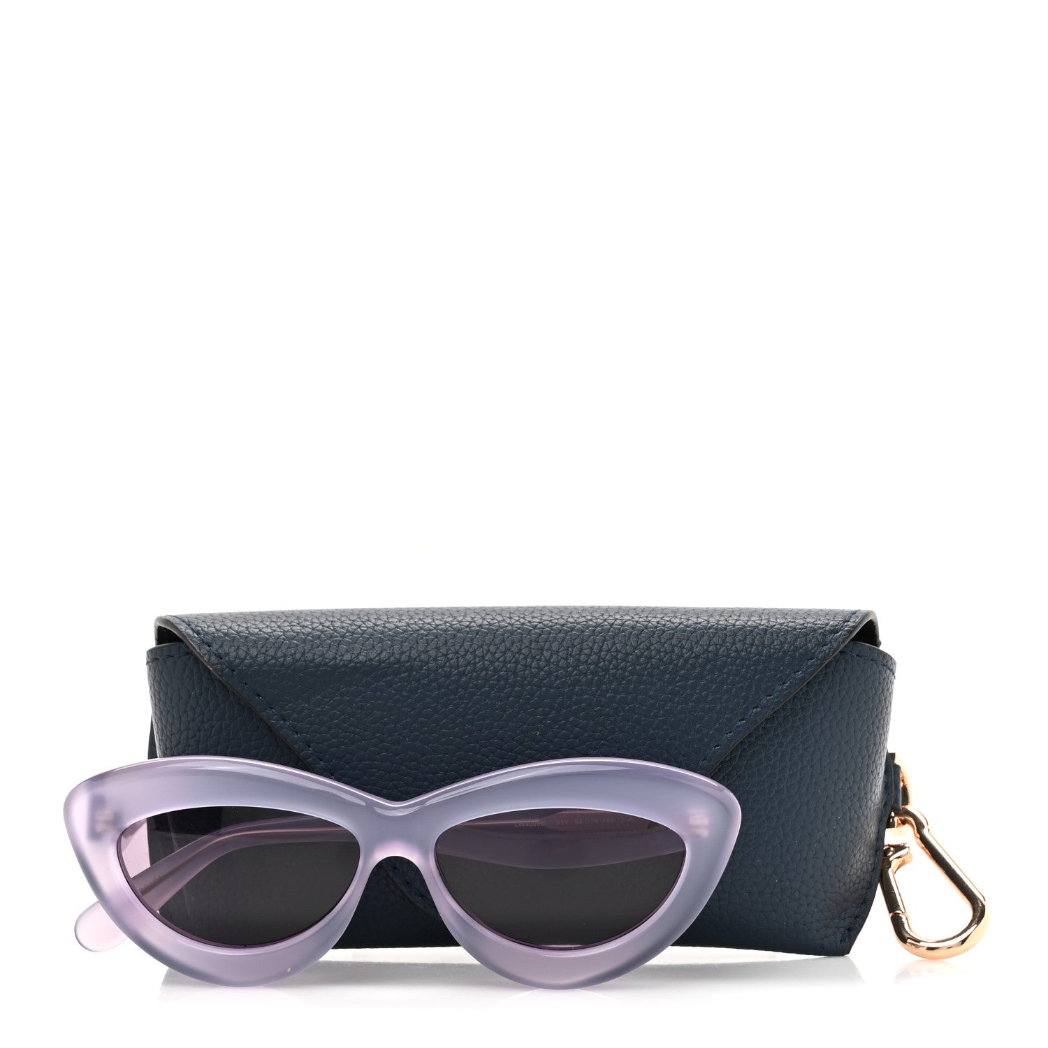 Loewe Acetate Curvy Sunglasses LW40096I  Shiny Violet 7 of 7