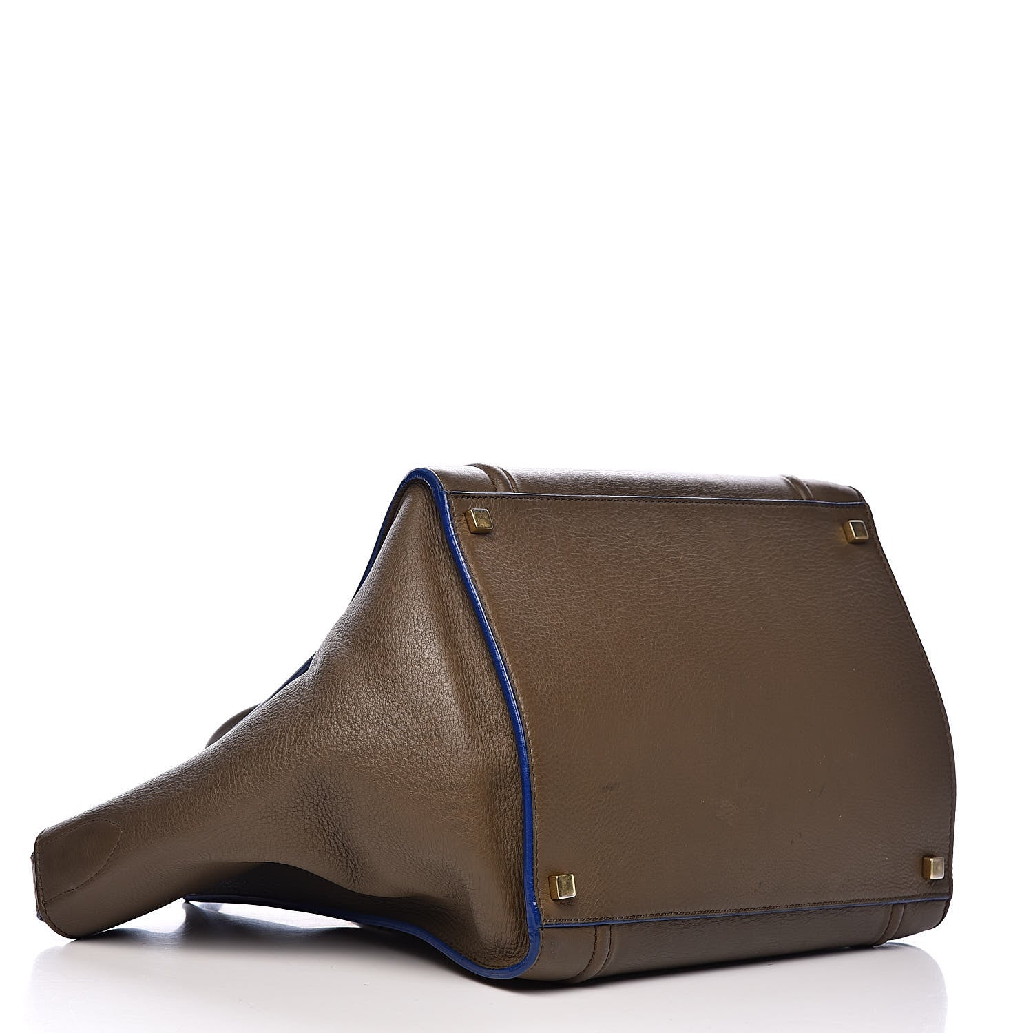 Celine Baby Grained Calfskin Medium Phantom Luggage Khaki 4 of 19