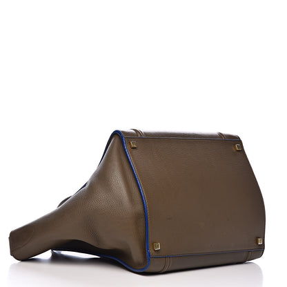 Celine Baby Grained Calfskin Medium Phantom Luggage Khaki 4 of 19