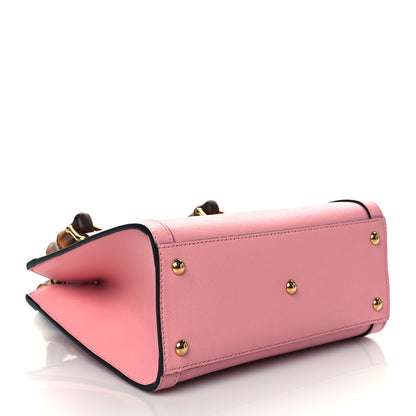 Gucci Wonka Grain Calfskin Mini Diana Tote Bag Wild Rose Fuxia Fluo 4 of 11