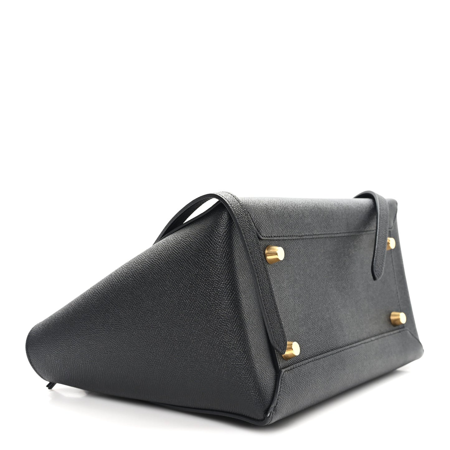 Grained Calfskin Mini Belt Bag Black