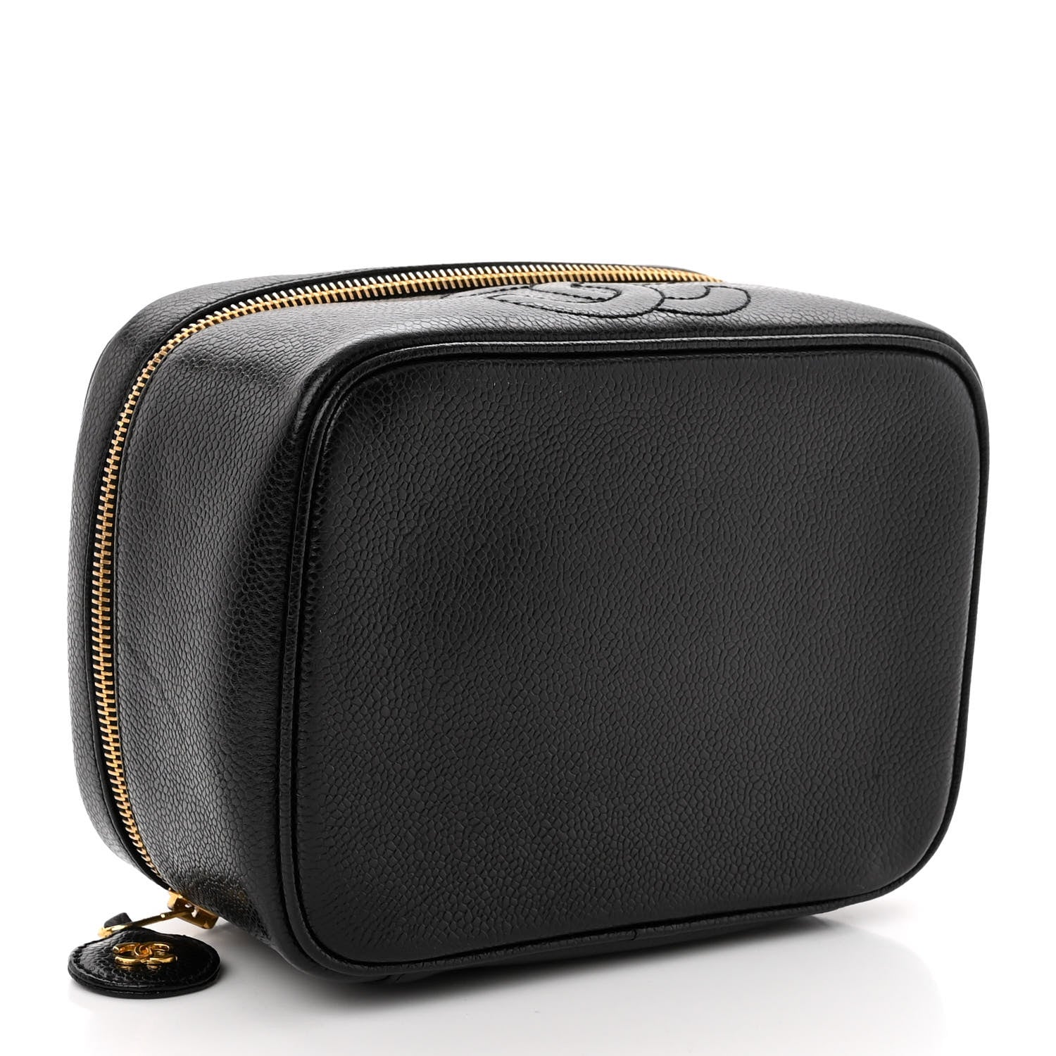 Chanel Caviar Vanity Cosmetic Case Black 4 of 11