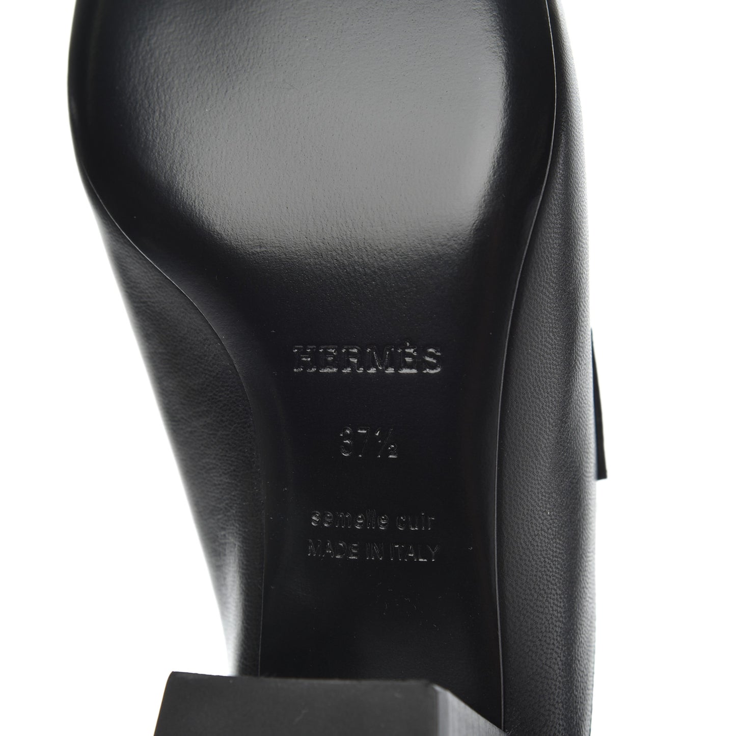 Goatskin Paradis Mules 37.5 Black