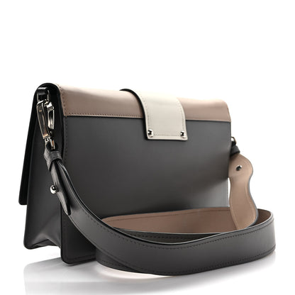 Prada City Calf Plex Ribbon Bag Cammeo Bianco Marmo 3 of 9