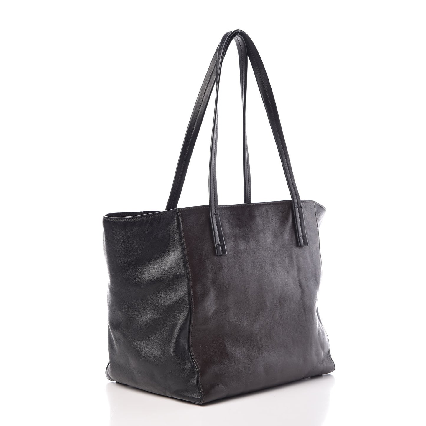 Soft Calf Tote Nero Black