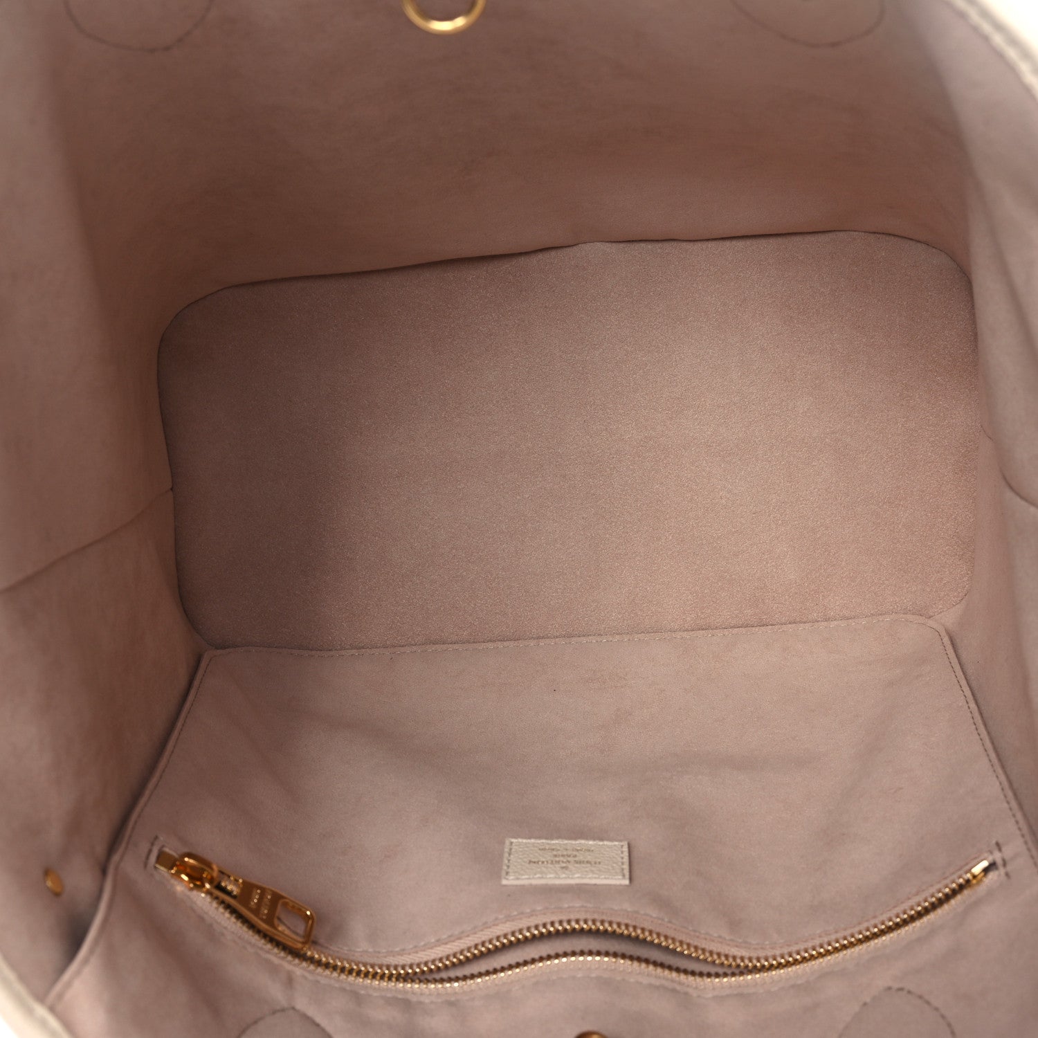 Louis Vuitton Empreinte Monogram Giant Neverfull MM Creme Rose Trianon 6 of 10